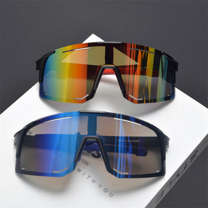 Oversized Shield Sports Sunglasses