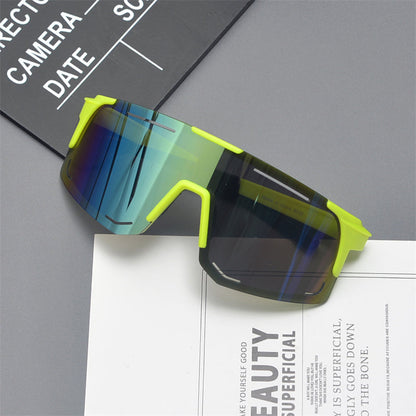 Oversized Shield Sports Sunglasses