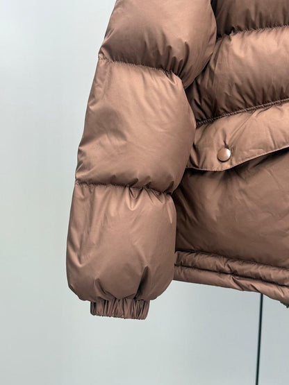 Coffee Puffer Jacket