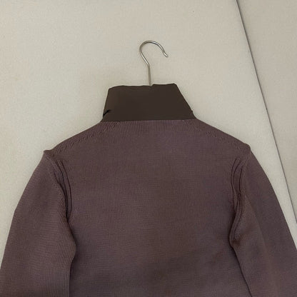 Knitted Down Cardigan
