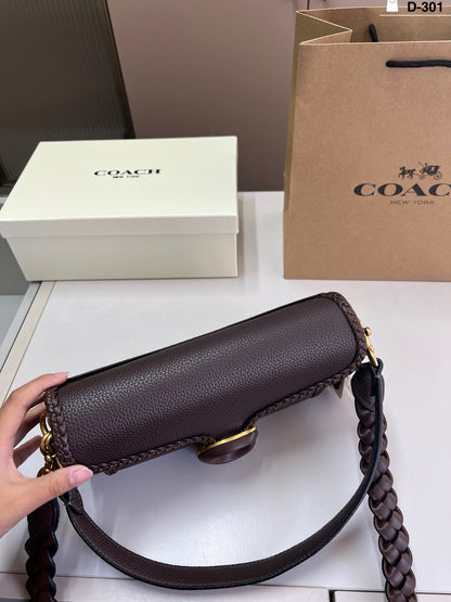 Braided Leather Crossbody