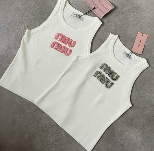 Embellished Tank Top