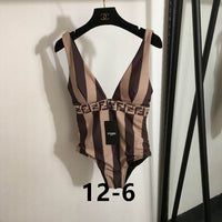 Stripped Swimsuit