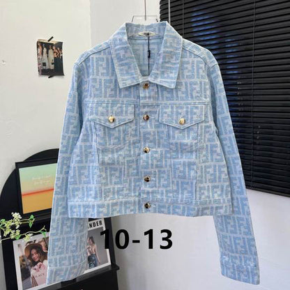 Denim Monogram Jacket
