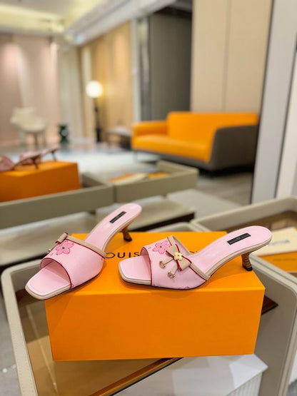 Rose Kitten Heels