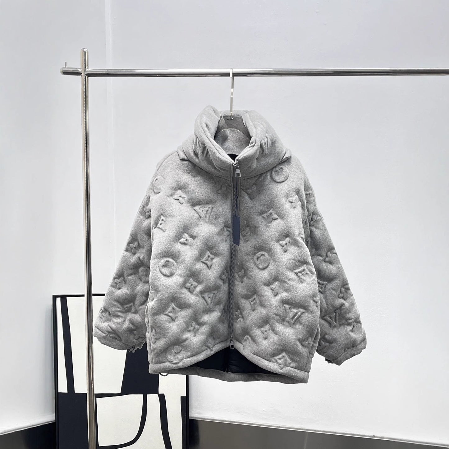 Textured Puffer Jacket