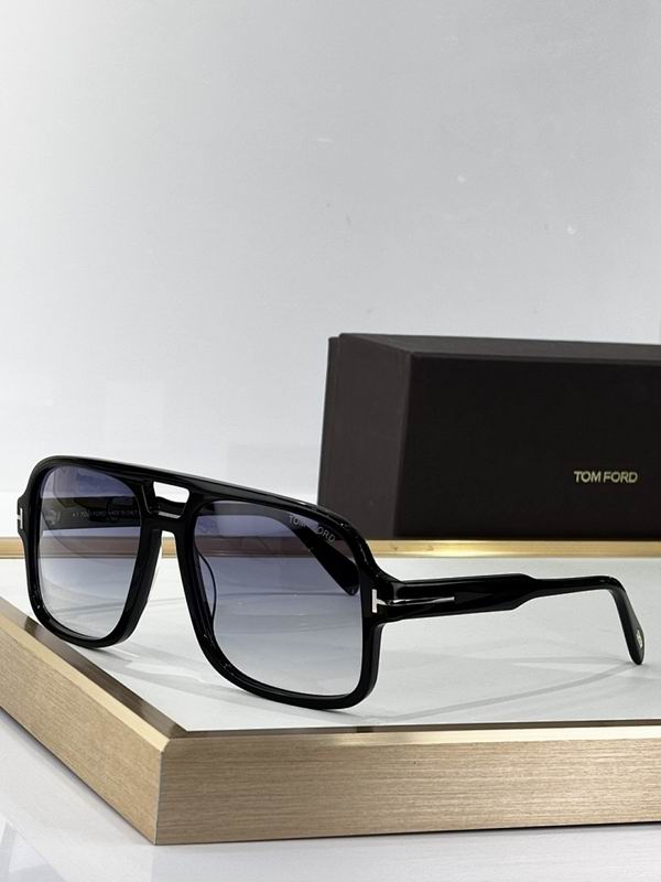 Classic Rectangular Acetate Sunglasses