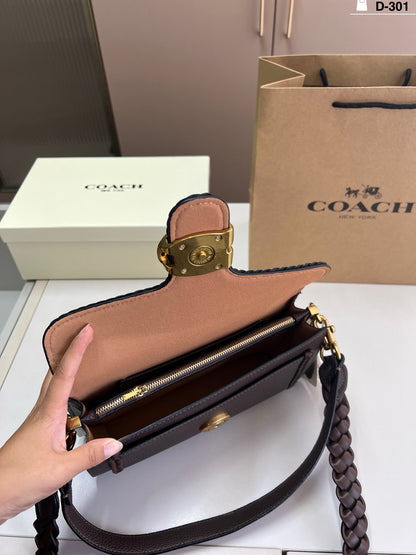 Braided Leather Crossbody