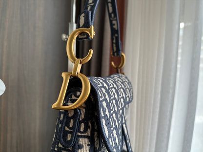 Denim Saddle Bag