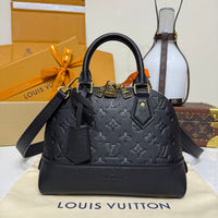 Embossed Leather Handbag