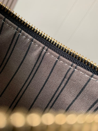 Embossed Leather Shoulder Bag